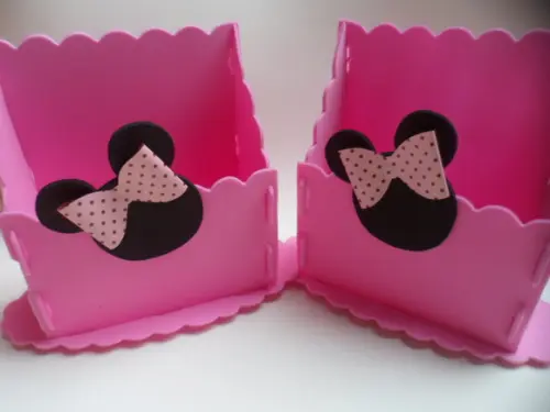 Porta guardanapo Minnie Rosa