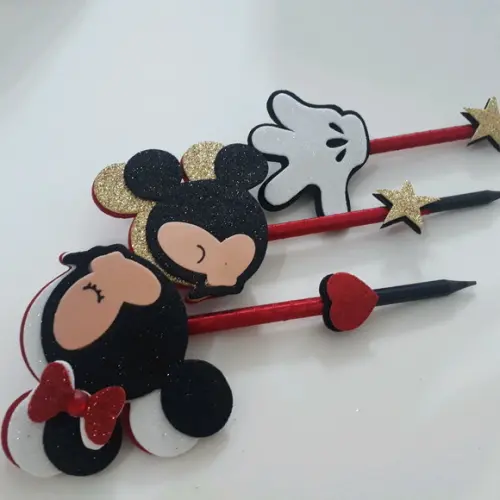 10 Lápis Minnie