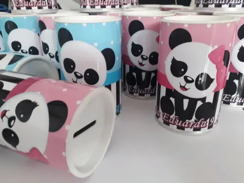 10 Cofrinhos Panda