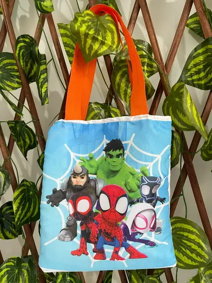 Ecobag Homem Aranha e Seus Amigos
