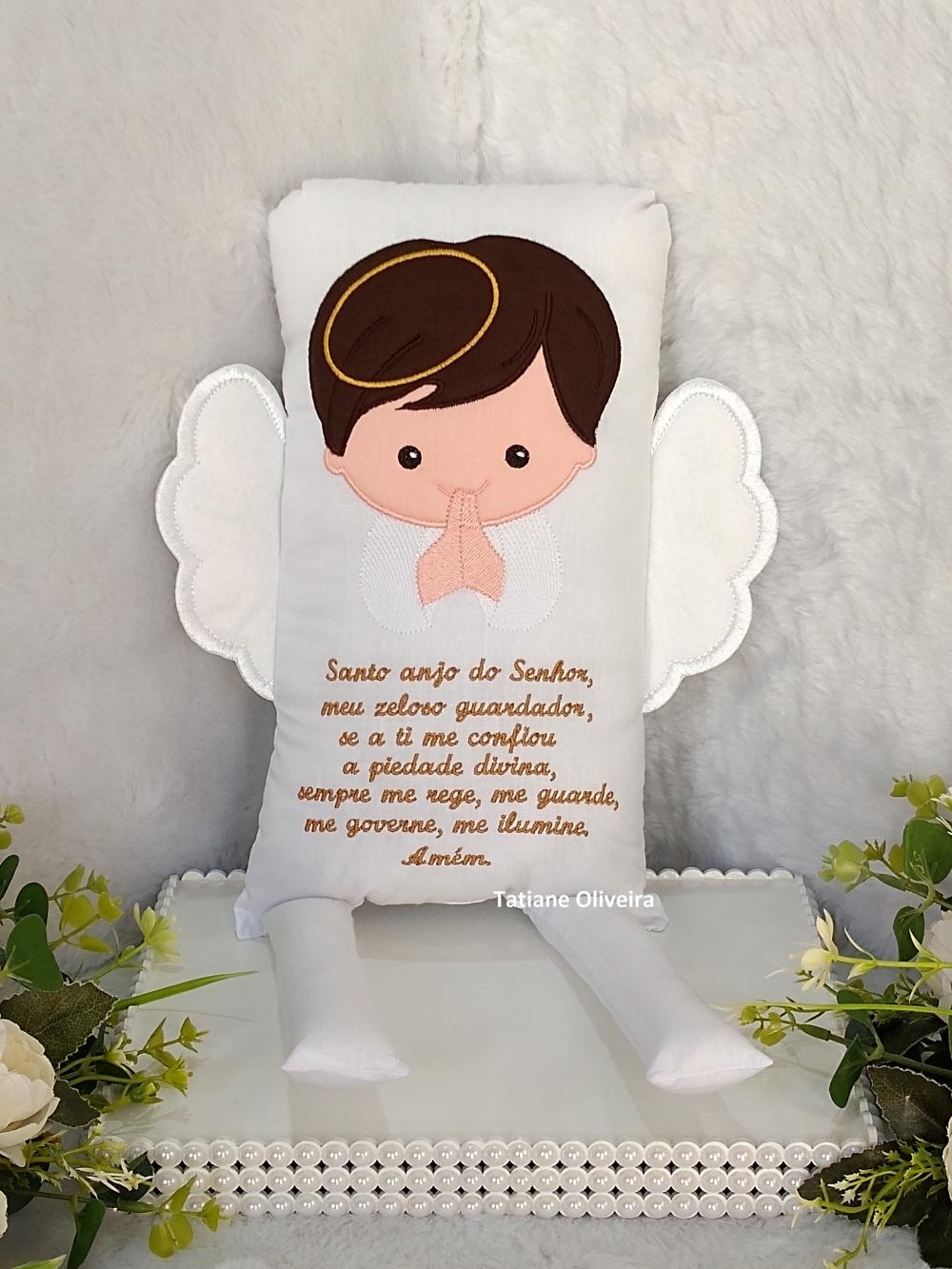 Naninha Anjo Com Oração do Anjo a Guarda - Naninha De Bebê Per