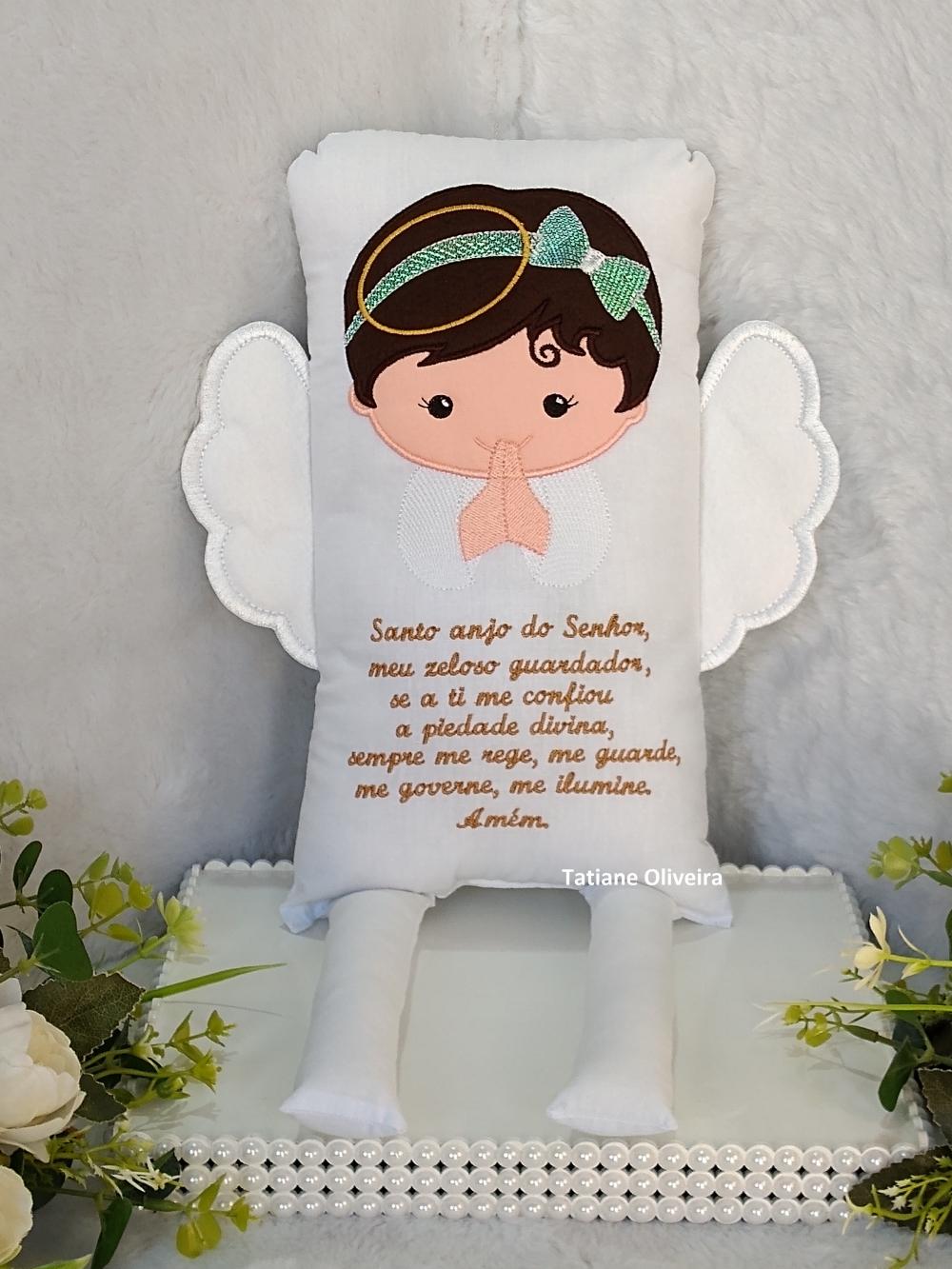 Naninha Anjo Com Oração do Anjo a Guarda - Naninha De Bebê Per