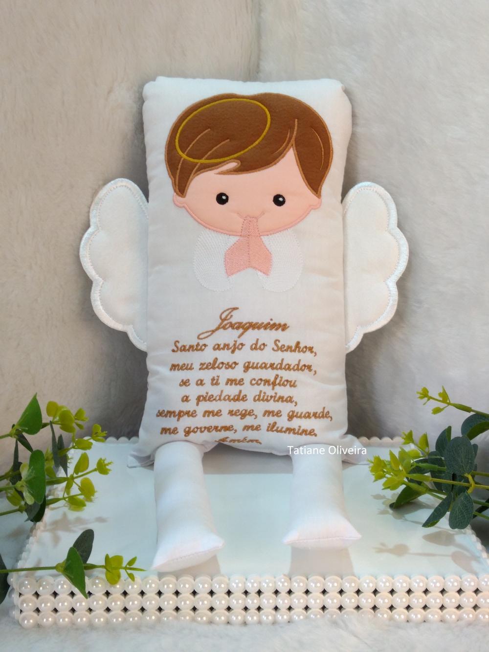Naninha Anjo Com Oração do Anjo a Guarda - Naninha De Bebê Per
