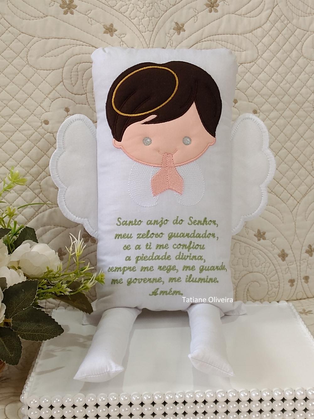 Naninha Anjo Com Oração do Anjo a Guarda - Naninha De Bebê Per