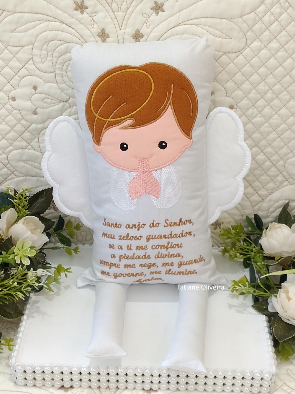 Naninha Anjo Com Oração do Anjo a Guarda - Naninha De Bebê Per