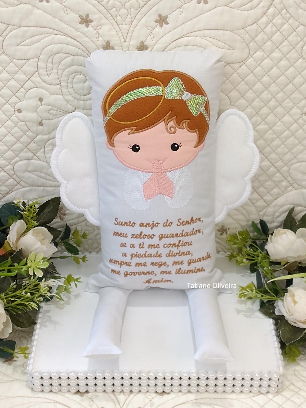 Naninha Anjo Com Oração do Anjo a Guarda - Naninha De Bebê Per
