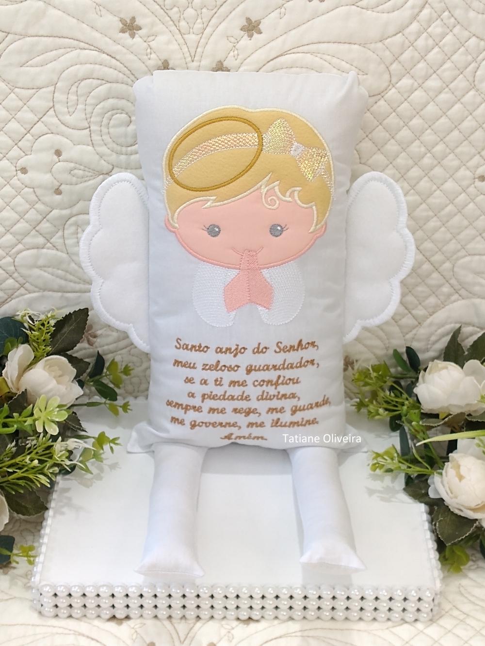 Naninha Anjo Com Oração do Anjo a Guarda - Naninha De Bebê Per