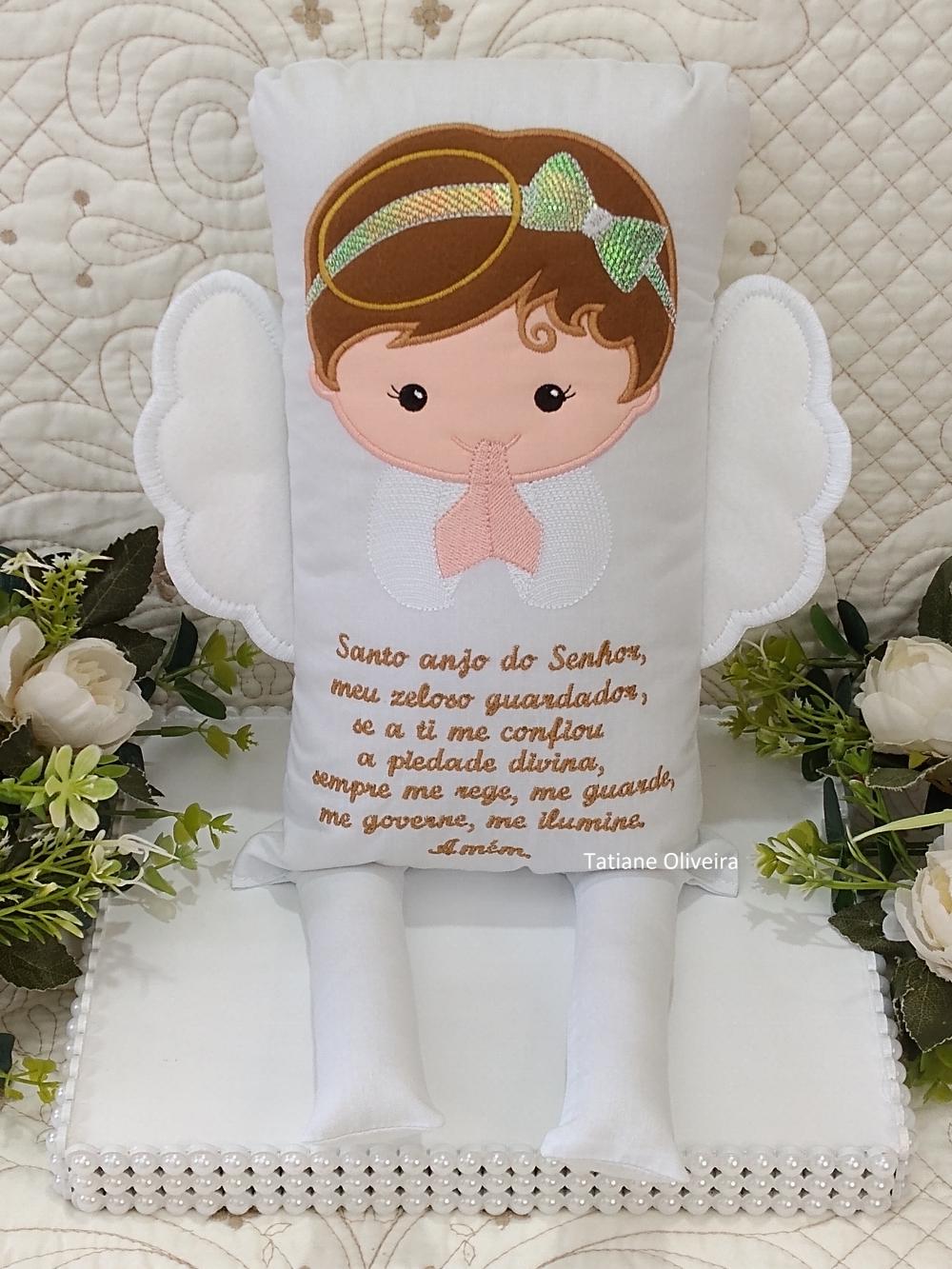 Naninha Anjo Com Oração do Anjo a Guarda - Naninha De Bebê Per