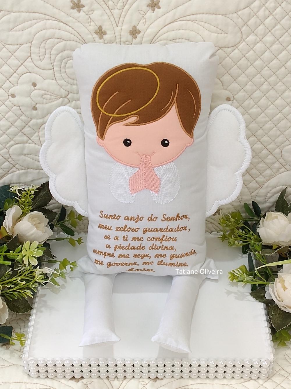 Naninha Anjo Com Oração do Anjo a Guarda - Naninha De Bebê Per