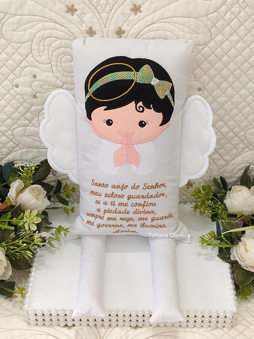 Naninha Anjo Com Oração do Anjo a Guarda - Naninha De Bebê Per