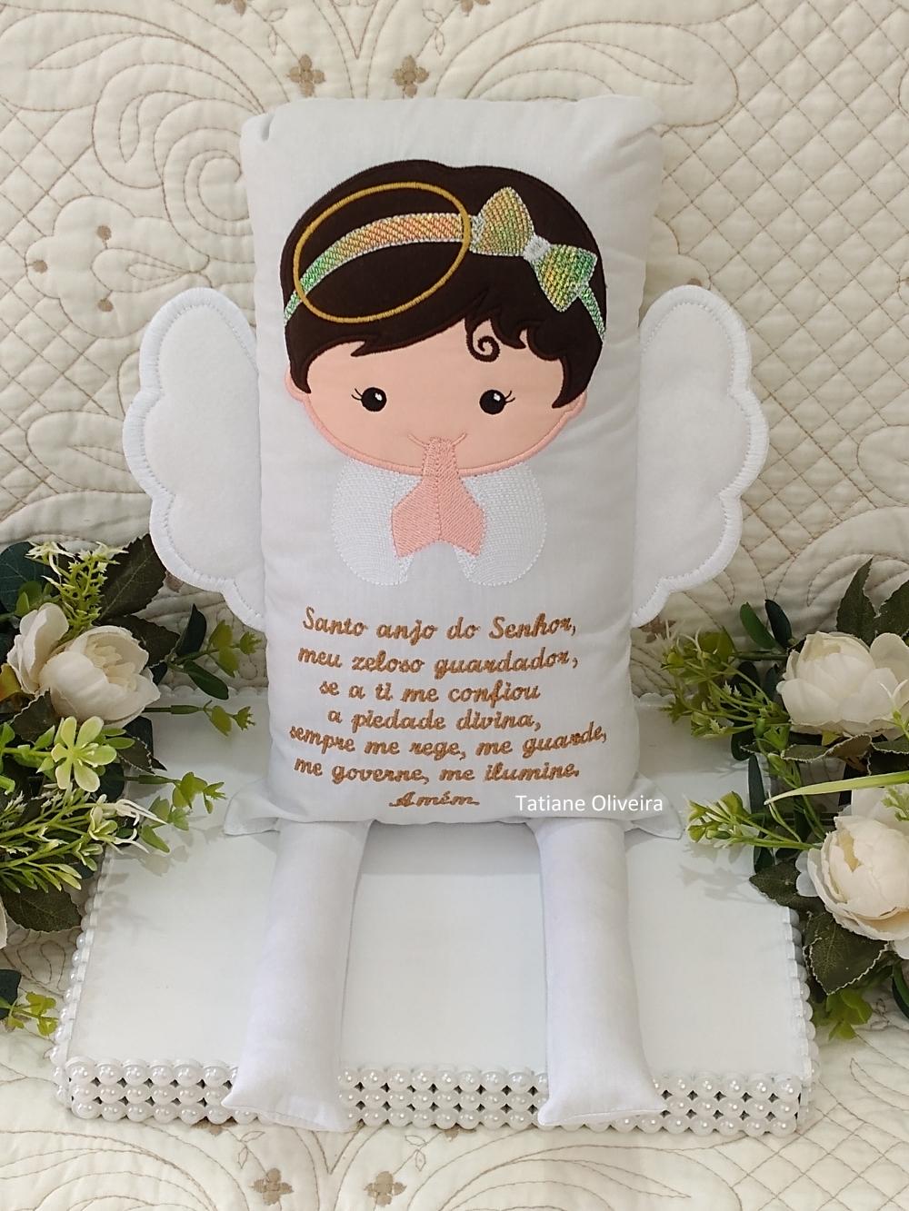 Naninha Anjo Com Oração do Anjo a Guarda - Naninha De Bebê Per