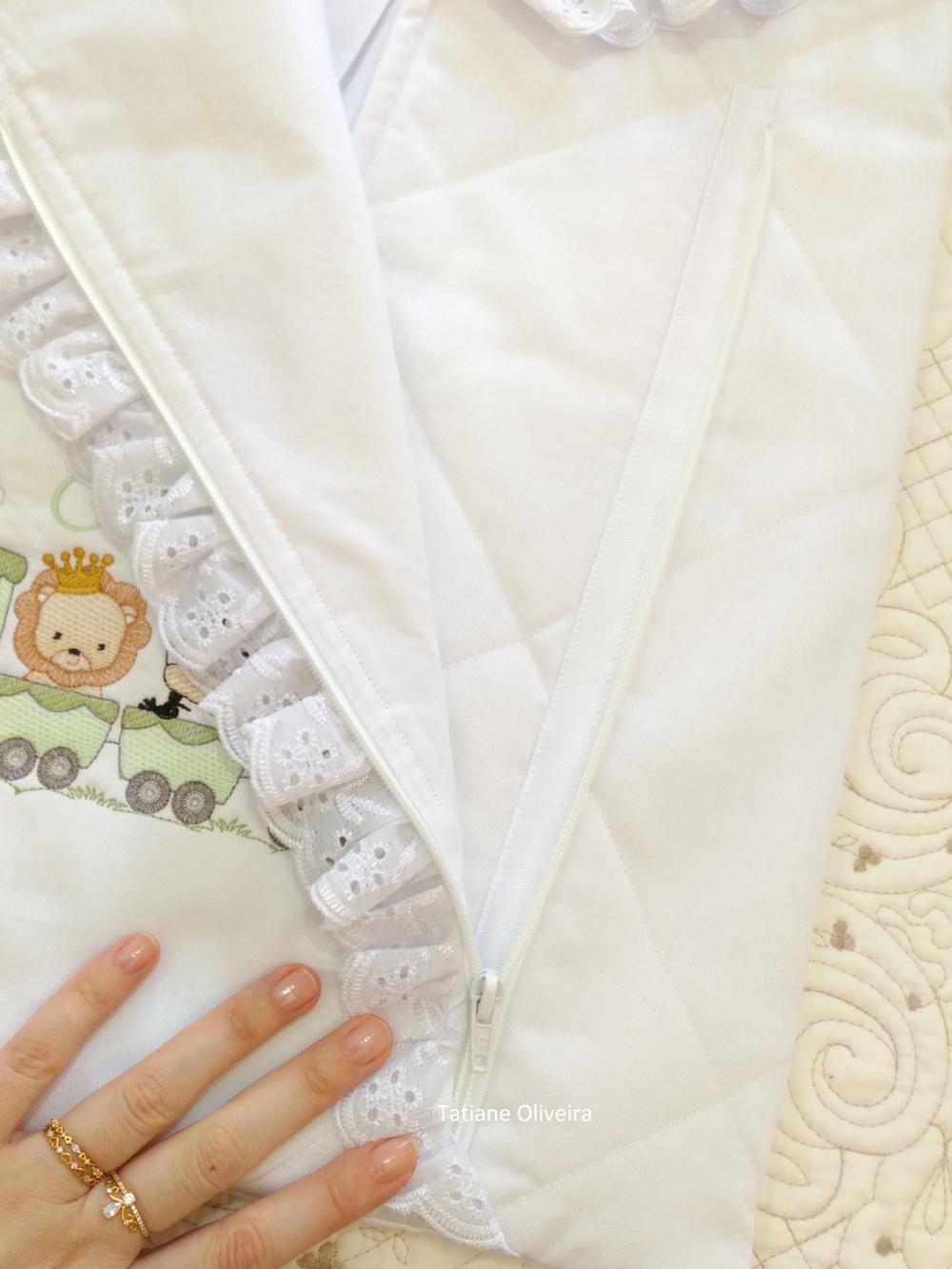 Saco de dormir para bebê bordado personalizado - Porta bebê bor