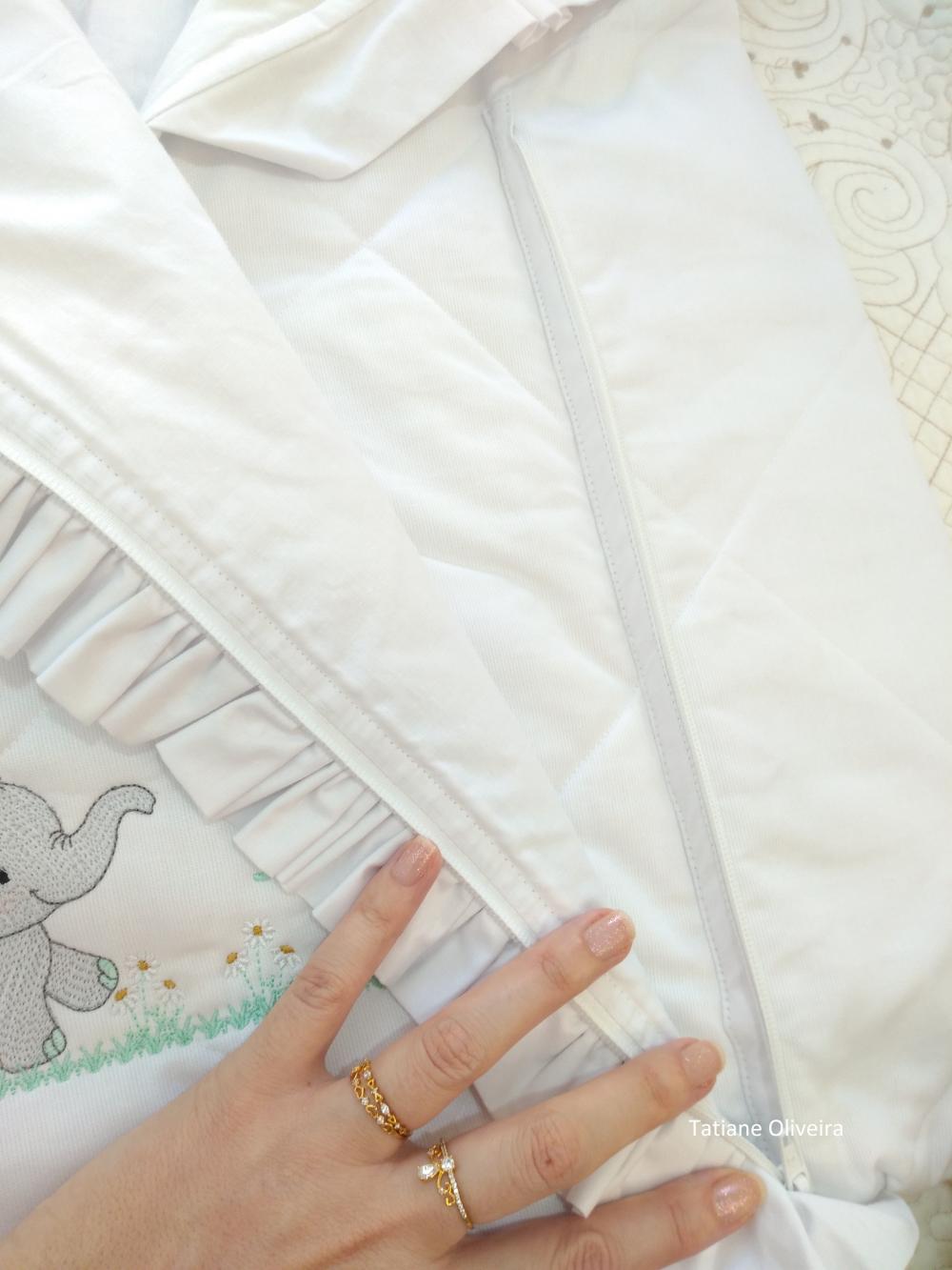 Saco de dormir para bebê bordado personalizado - Porta bebê bor