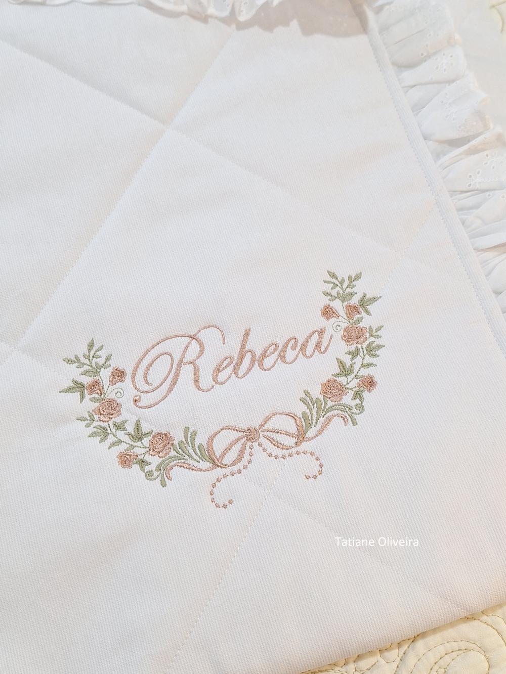 Saco de dormir para bebê bordado personalizado - Porta bebê bor