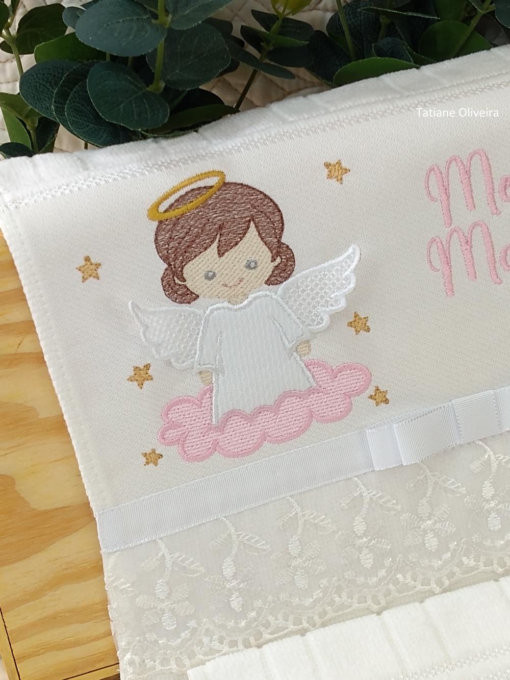 Toalha De Batizado Bordada - Toalha De Batizado Personalizada Com