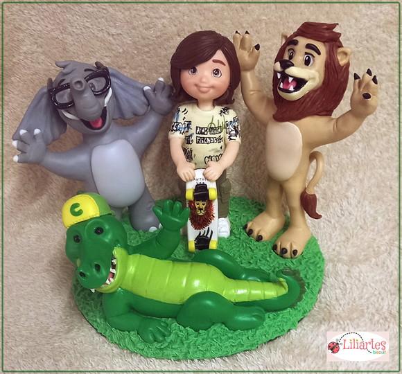Topo Mundo Animal-personalizado 20 cm