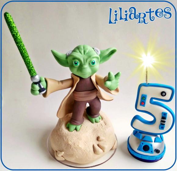 Topo de Bolo Star Wars _estilizado