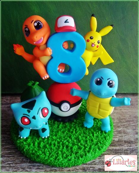 Topo de Bolo Pokémon