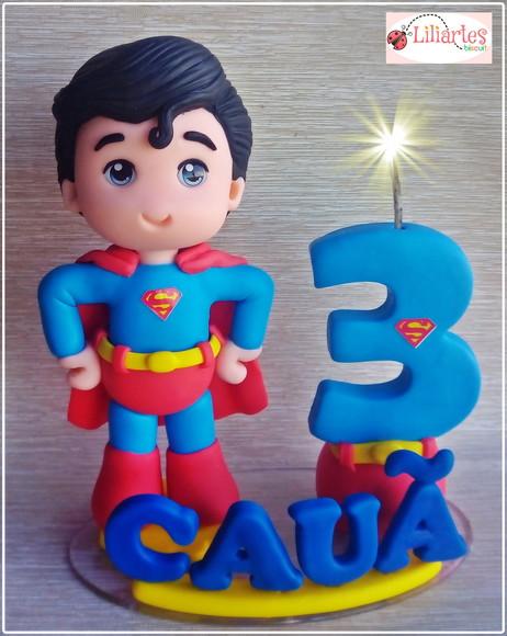 Super Homem Fofinho-15cm com Nome