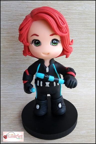 Viúva Negra- Boneca colecionável 15cm