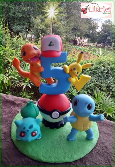 Topo de Bolo Pokémon