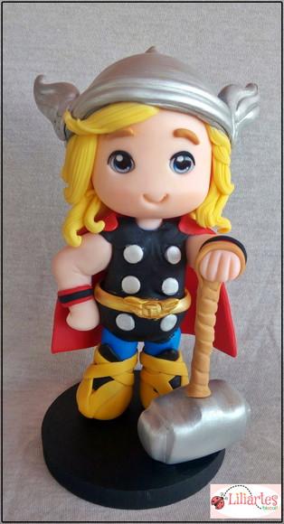 Boneco colecionável 15cm -Thor/Vingadores