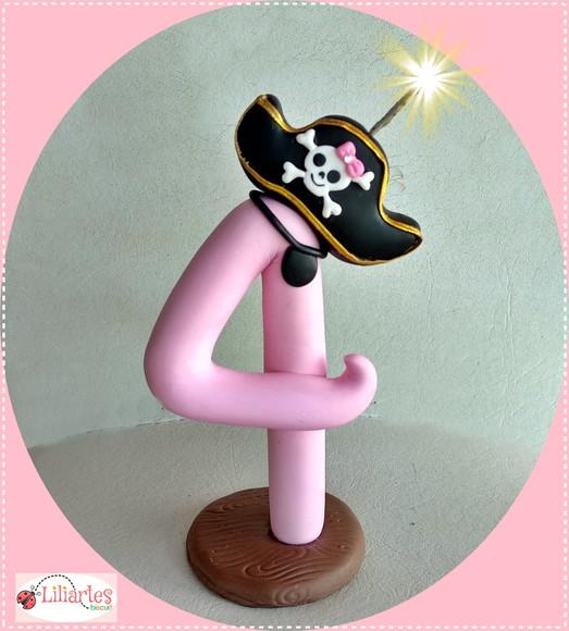 Vela Pirata 12cm