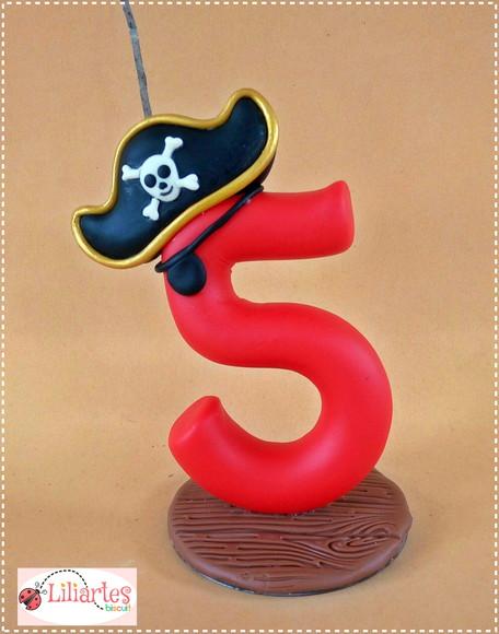 Vela Pirata-estilizada-15cm