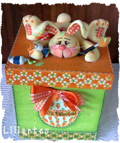 Caixa decorada