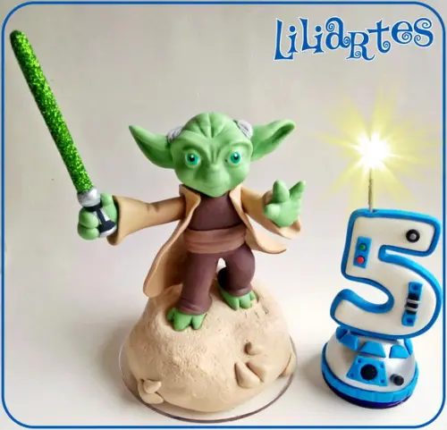 Topo de Bolo Star Wars _estilizado