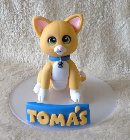 Gato Sox 12cm Personalizado