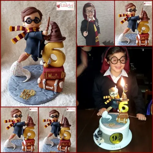 Topo Harry Potter Voando -estilizado e Personalizado