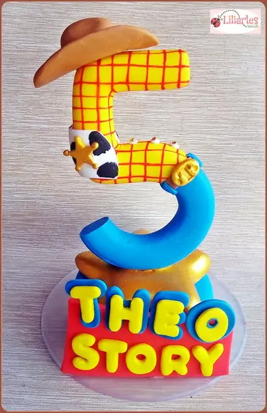 Topo Toy Story / Xerife Woody Personalizado - 17cm