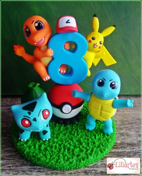 Topo de Bolo Pokémon