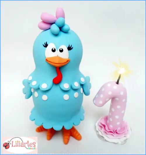 Galinha Pintadinha Candy Colors 18cm