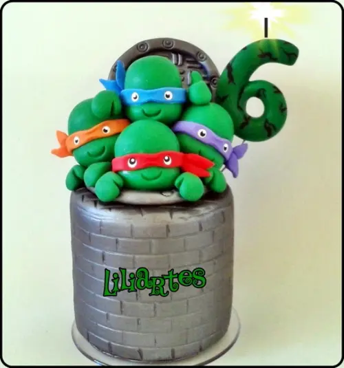 Topo Tartarugas Baby Ninjas