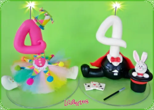 Topo de bolo Circo estilizado 15cm- cópia proibida