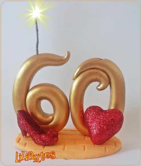 Vela estilizada -12cm-cópia proibida
