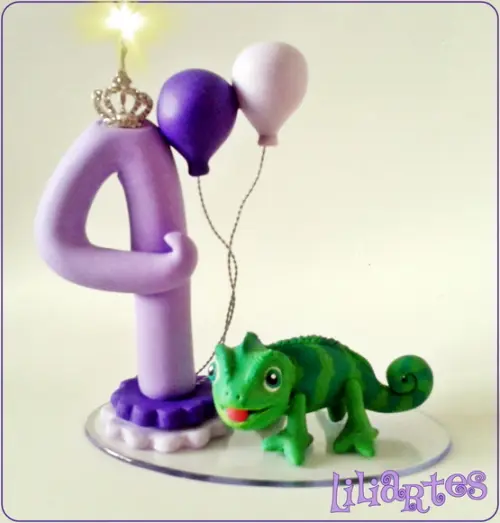 Princesa Rapunzel 14cm-cópia proibida