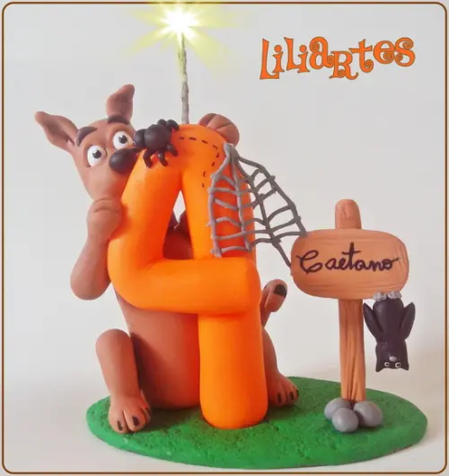 Topo cachorrinho 13 cm -cópia proibida