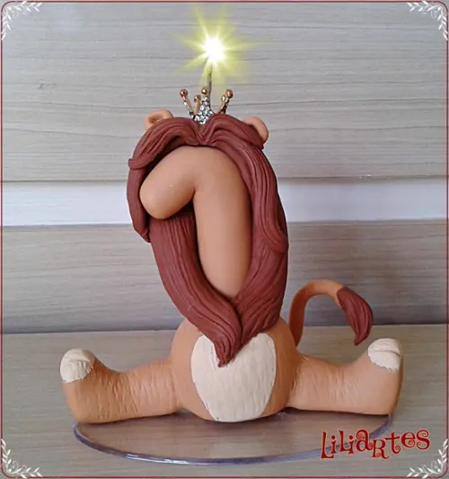 Vela leão by Liliartes_ proibido cópia