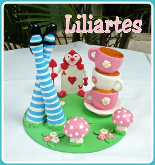 Alice no País das Maravilhas estilizado