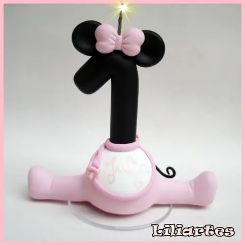 Vela 14cm_minnie Baby_proibido Cópia