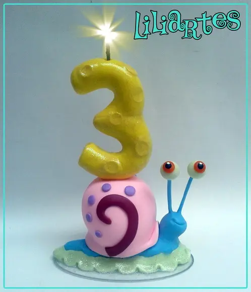 Vela 15cm Caracol
