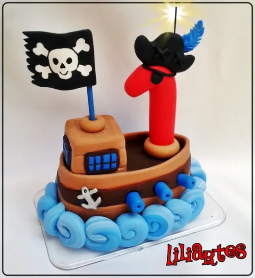 Mini Navio Pirata Baby_15cm