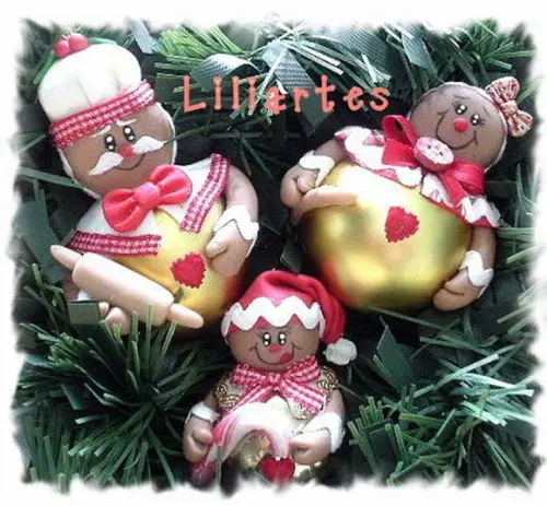 Bolinhas Natal_Família Gingerbread