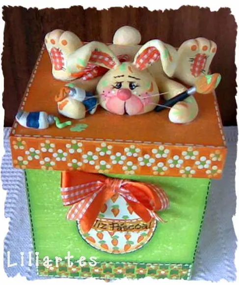 Caixa decorada