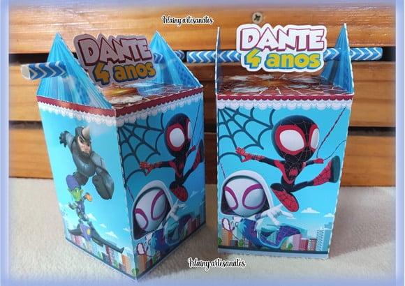 Spidey e Seus Amigos Caixa Canudo