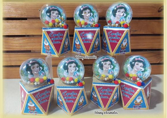 Branca de Neve Caixa Trapézio com Esfera