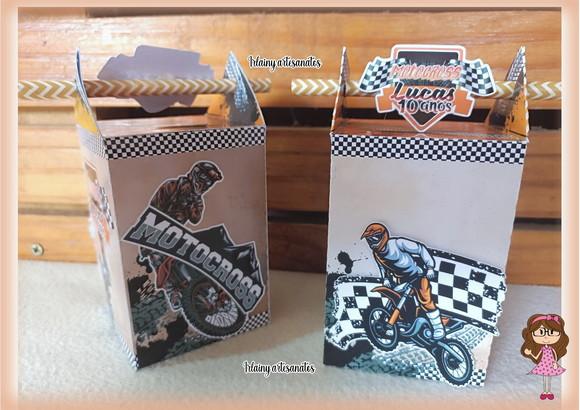 Motocross Caixa Canudo